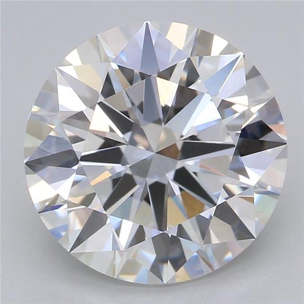 3.05ct F VVS2 Rare Carat Ideal Cut Round Lab Grown Diamond