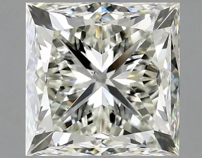 2.01ct K SI1 Good Cut Princess Diamond