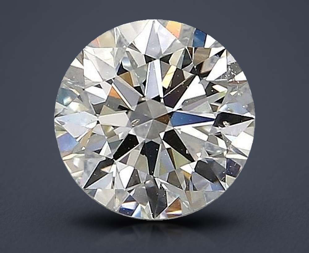 1.30ct J SI1 Rare Carat Ideal Cut Round Diamond