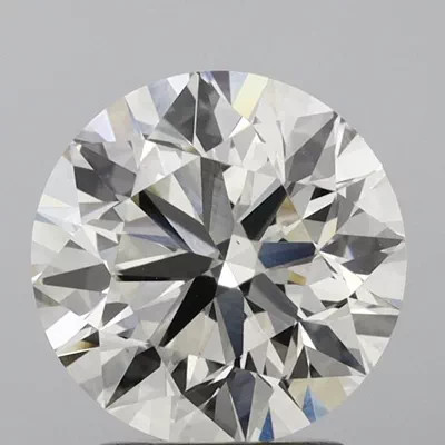 2.59ct I VS1 Excellent Cut Round Lab Grown Diamond