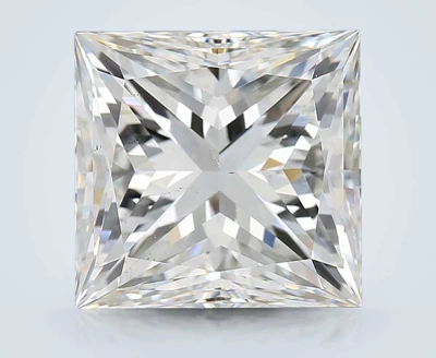 6.04ct H VS2 Very Good Cut Princess Diamond