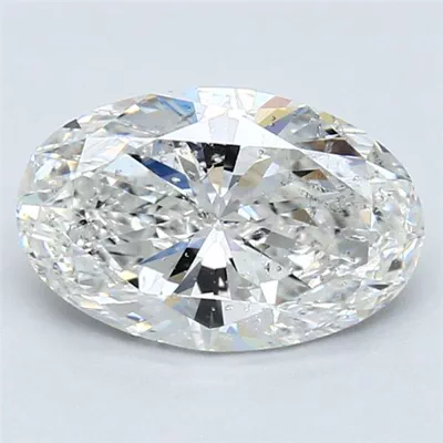 1.70ct G SI2 Excellent Cut Oval Diamond