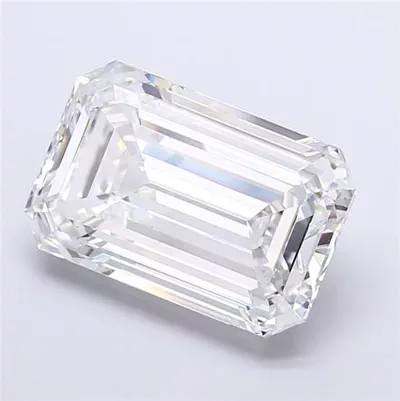 15.05ct F VS1 Rare Carat Ideal Cut Emerald Lab Grown Diamond