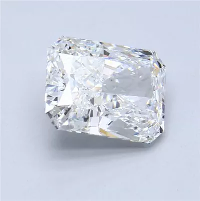 3.12ct E SI2 Rare Carat Ideal Cut Radiant Diamond