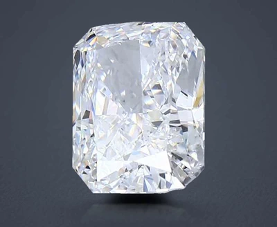 3.12ct E SI2 Rare Carat Ideal Cut Radiant Diamond