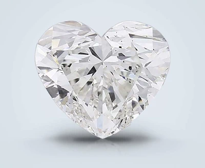 5.02ct G SI1 Rare Carat Ideal Cut Heart Lab Grown Diamond