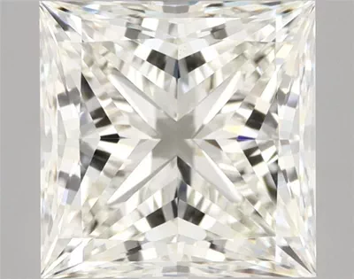 3.02ct J VS1 Rare Carat Ideal Cut Princess Diamond