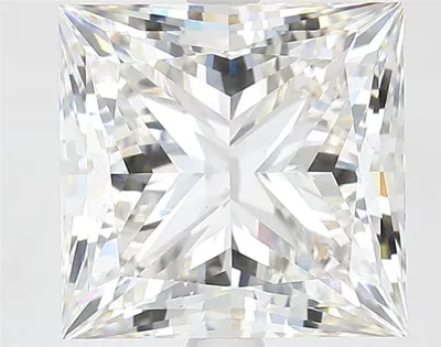 5.52ct H VS1 Rare Carat Ideal Cut Princess Lab Grown Diamond