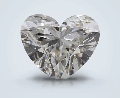 2.17ct H SI1 Rare Carat Ideal Cut Heart Lab Grown Diamond
