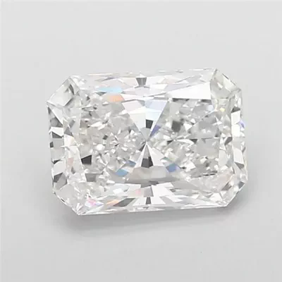3.02ct F VVS2 Rare Carat Ideal Cut Radiant Lab Grown Diamond