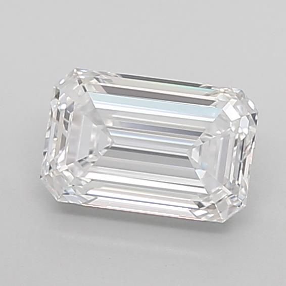 0.93ct D VVS1 Rare Carat Ideal Cut Emerald Lab Grown Diamond