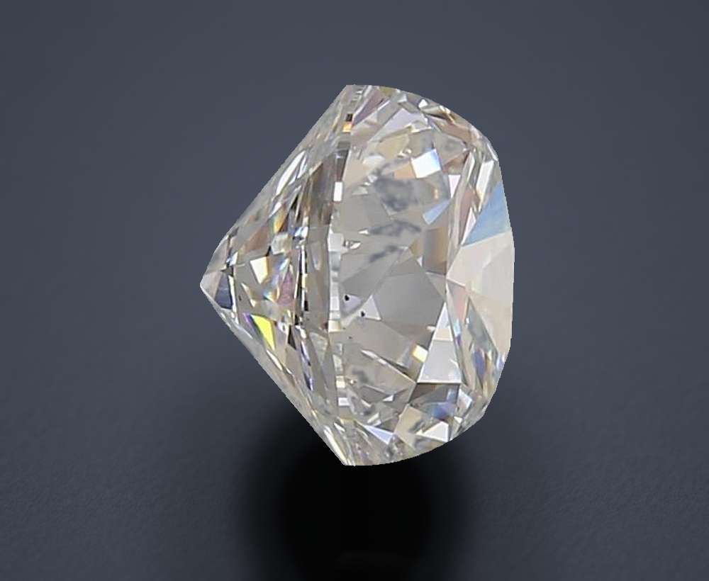 3.02ct F SI1 Excellent Cut Round Lab Grown Diamond