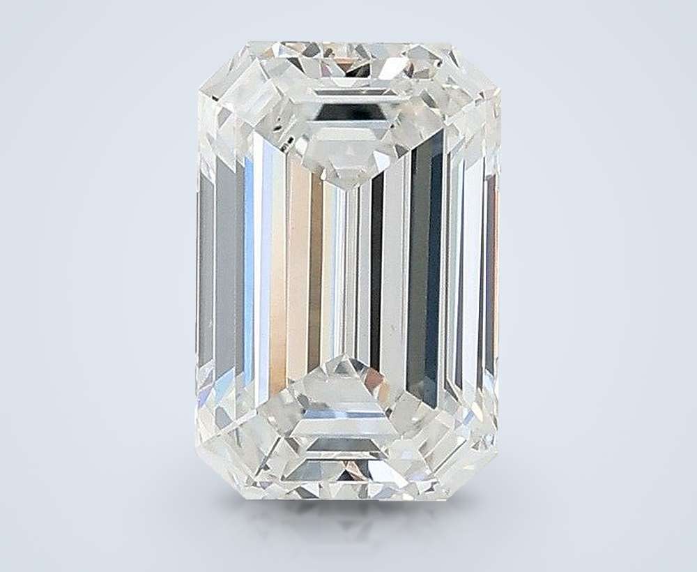 1.78ct F VVS2 Rare Carat Ideal Cut Emerald Lab Grown Diamond