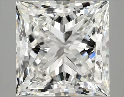 8.02ct E VVS2 Rare Carat Ideal Cut Princess Lab Grown Diamond