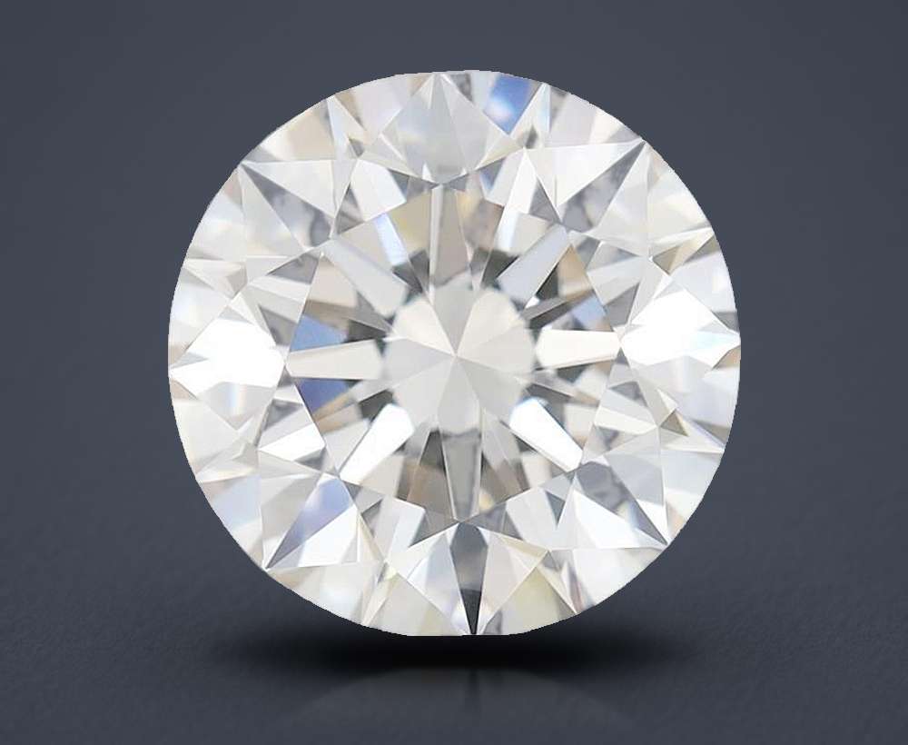 2.70ct J IF Rare Carat Ideal Cut Round Diamond