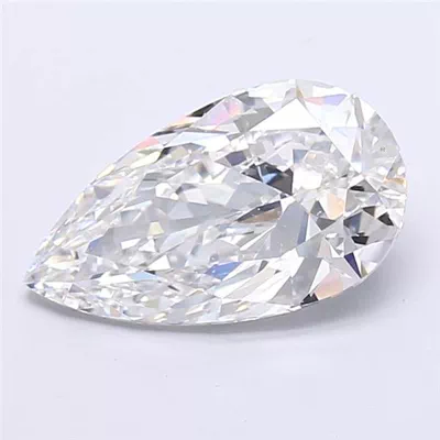 1.00ct H SI1 Very Good Cut Pear Lab Grown Diamond