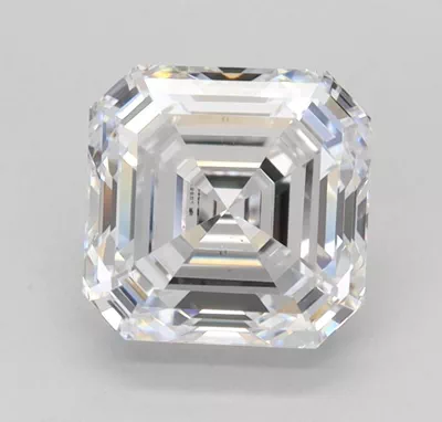 1.51ct D VS1 Rare Carat Ideal Cut Asscher Lab Grown Diamond