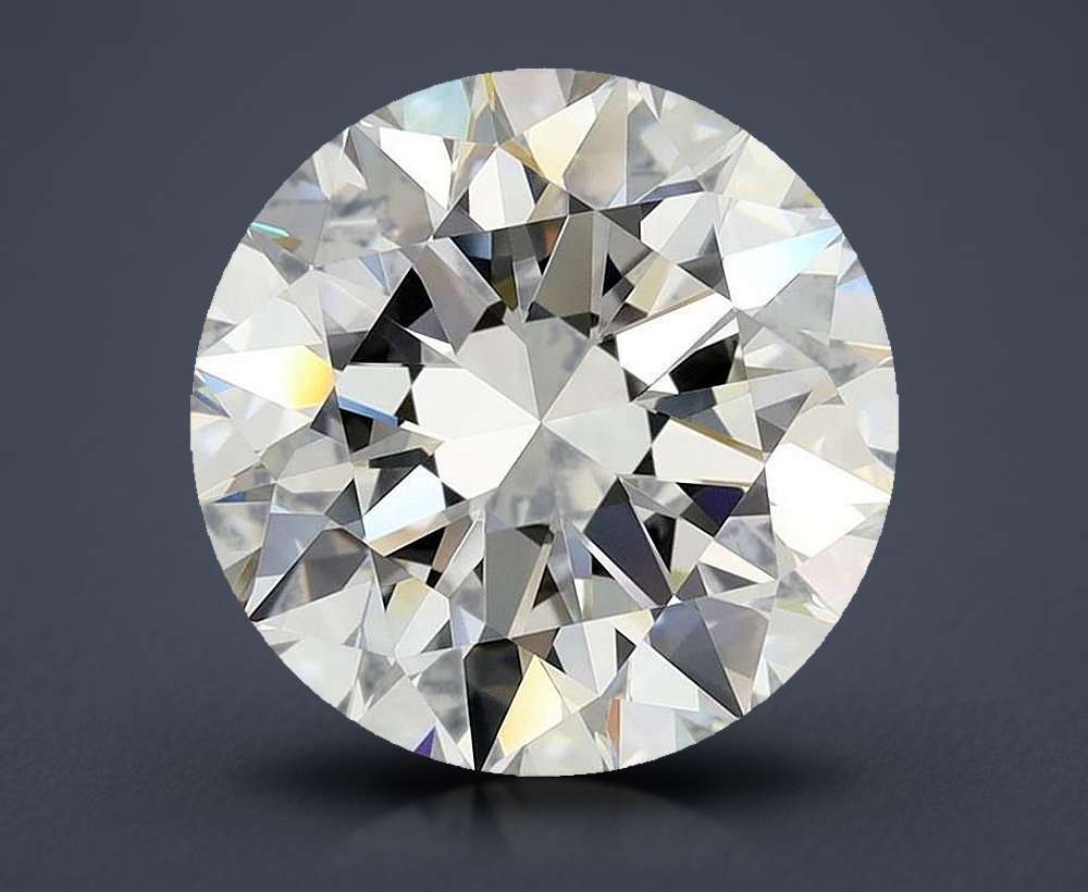 3.65ct I IF Rare Carat Ideal Cut Round Diamond