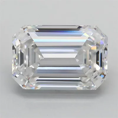 3.08ct D VS1 Rare Carat Ideal Cut Emerald Lab Grown Diamond