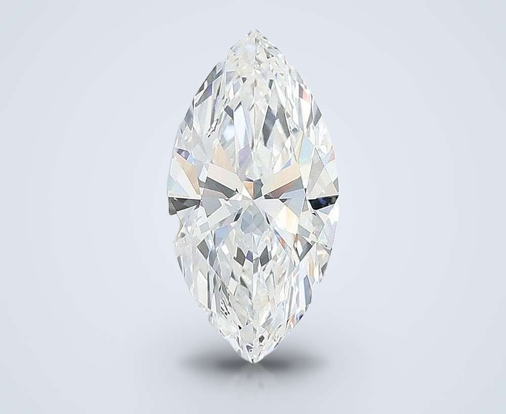 1.51ct F VVS2 Rare Carat Ideal Cut Marquise Lab Grown Diamond