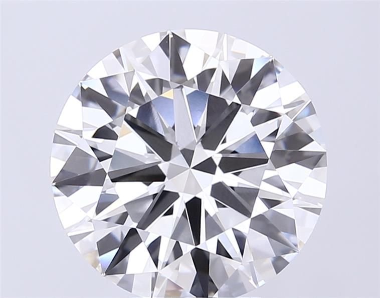 6.07ct F VVS1 Rare Carat Ideal Cut Round Lab Grown Diamond