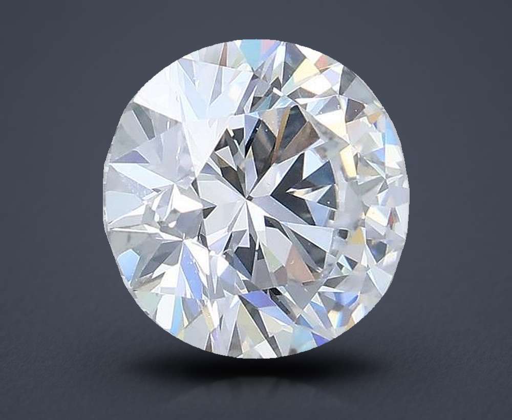 1.54ct E VVS2 Rare Carat Ideal Cut Round Lab Grown Diamond