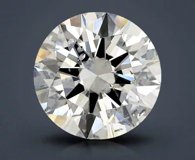 5.10ct J SI2 Rare Carat Ideal Cut Round Diamond