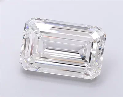 14.01ct F VS1 Rare Carat Ideal Cut Emerald Lab Grown Diamond
