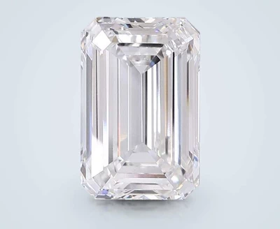 14.01ct F VS1 Rare Carat Ideal Cut Emerald Lab Grown Diamond