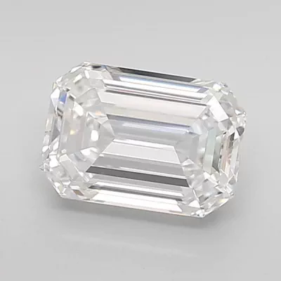 1.65ct E VS1 Rare Carat Ideal Cut Emerald Lab Grown Diamond