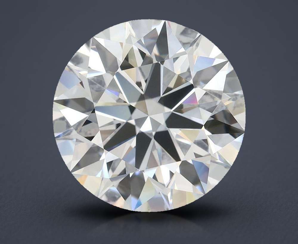 4.11ct D FL Rare Carat Ideal Cut Round Lab Grown Diamond