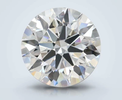 4.11ct D FL Rare Carat Ideal Cut Round Lab Grown Diamond