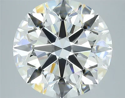 4.40ct H VVS2 Rare Carat Ideal Cut Round Diamond