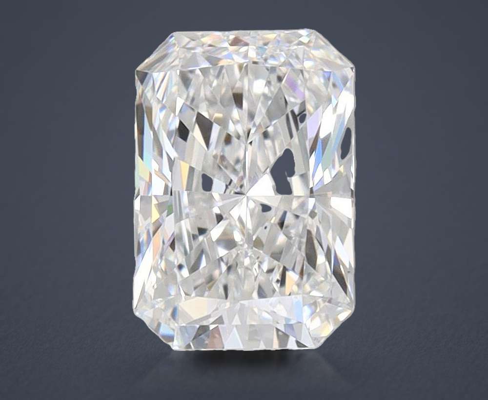 0.94ct D VS1 Rare Carat Ideal Cut Radiant Lab Grown Diamond