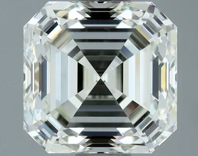 2.06ct J IF Very Good Cut Asscher Diamond