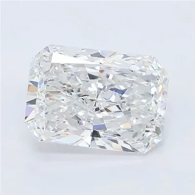 3.06ct E VVS2 Rare Carat Ideal Cut Radiant Lab Grown Diamond