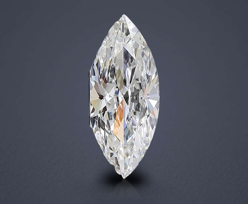 1.71ct E VS2 Rare Carat Ideal Cut Marquise Diamond