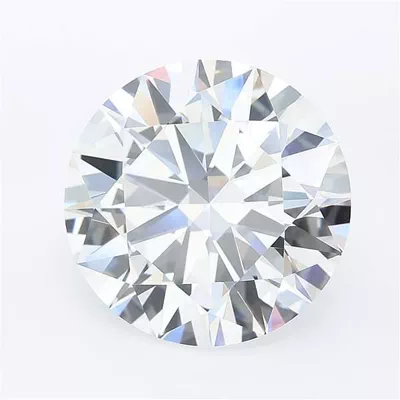 6.77ct F VVS2 Rare Carat Ideal Cut Round Lab Grown Diamond