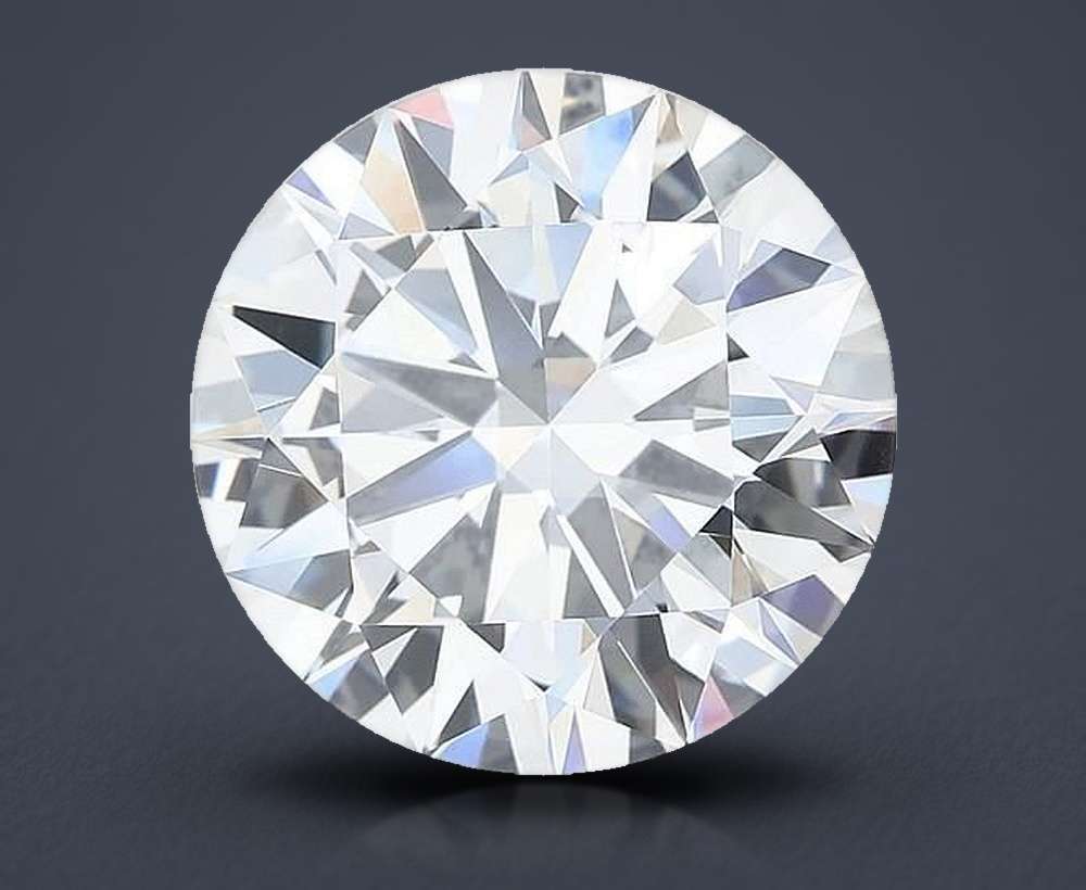 6.77ct F VVS2 Rare Carat Ideal Cut Round Lab Grown Diamond