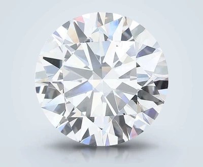 6.77ct F VVS2 Rare Carat Ideal Cut Round Lab Grown Diamond