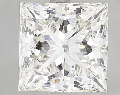 5.09ct G VS1 Rare Carat Ideal Cut Princess Lab Grown Diamond