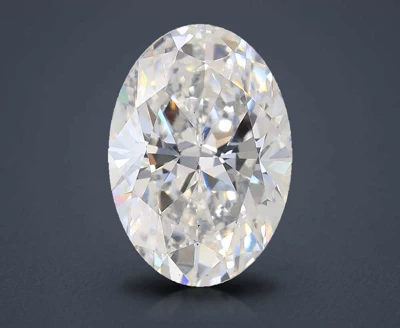 2.01ct E VVS2 Rare Carat Ideal Cut Oval Lab Grown Diamond