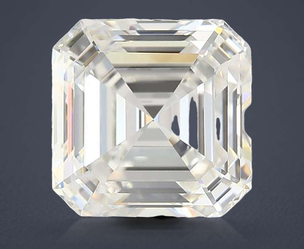 3.59ct E VVS2 Rare Carat Ideal Cut Asscher Lab Grown Diamond