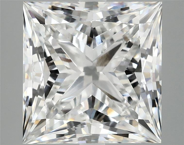 7.53ct F VVS2 Rare Carat Ideal Cut Princess Lab Grown Diamond