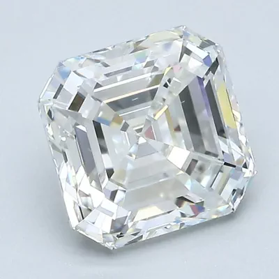 3.01ct H SI1 Rare Carat Ideal Cut Asscher Diamond
