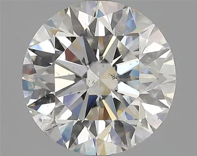 2.52ct I SI2 Rare Carat Ideal Cut Round Diamond