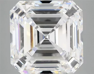 8.11ct E VVS2 Rare Carat Ideal Cut Asscher Lab Grown Diamond