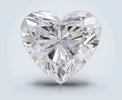 7.08ct F VS1 Rare Carat Ideal Cut Heart Lab Grown Diamond