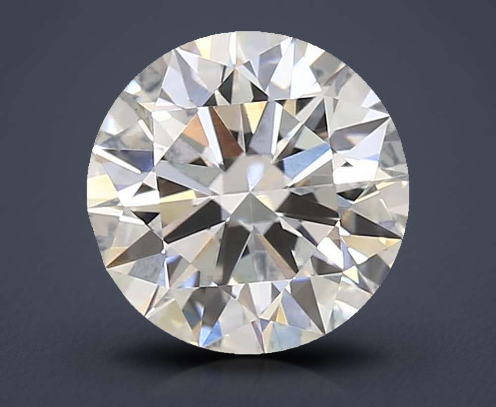 2.18ct E VVS2 Rare Carat Ideal Cut Round Lab Grown Diamond