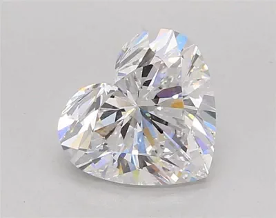 2.06ct D VVS1 Rare Carat Ideal Cut Heart Lab Grown Diamond